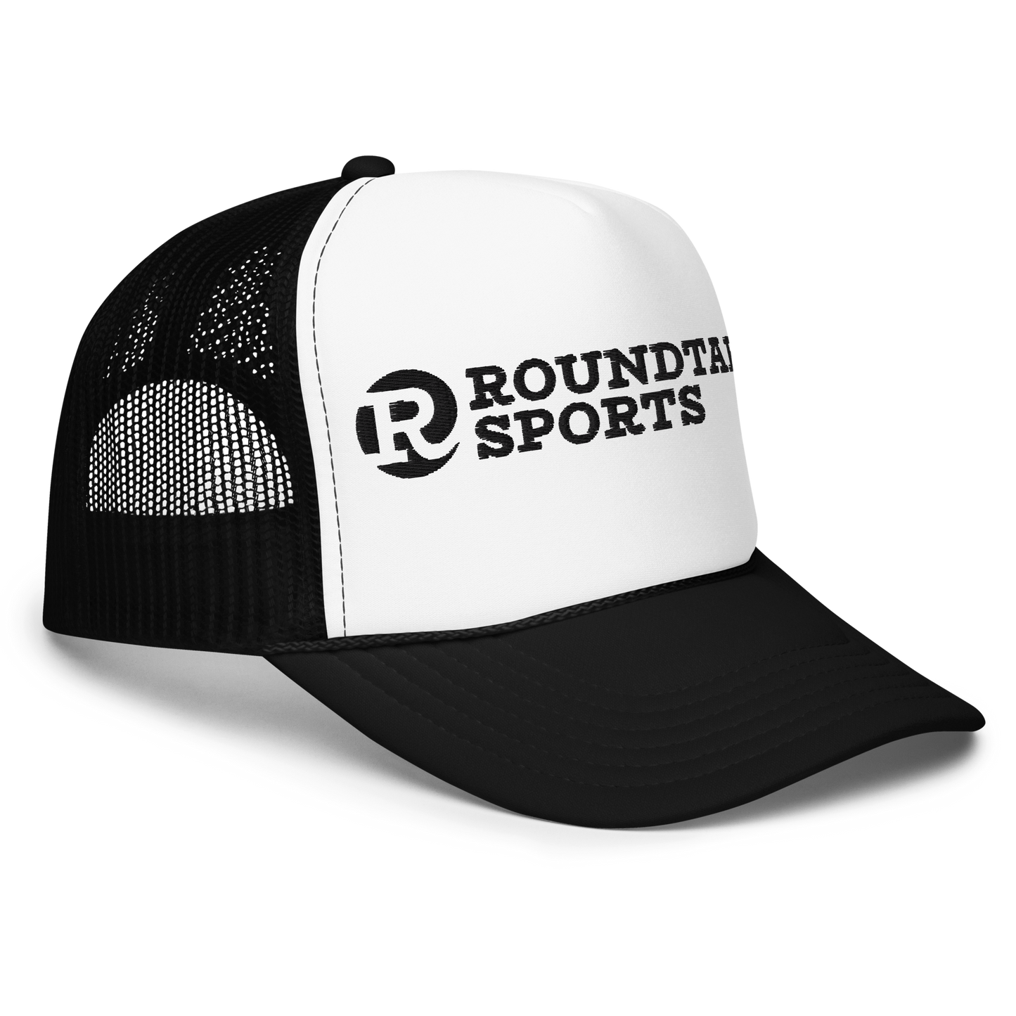 Roundtable Sports Black and White Trucker Hat