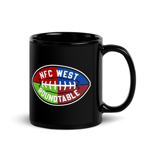 NFC West Black Glossy Mug