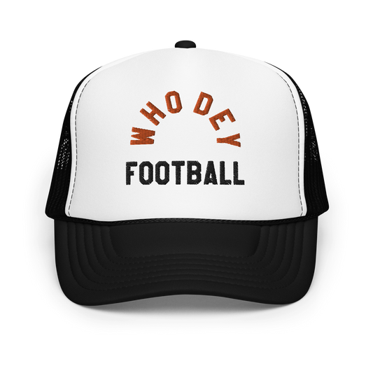 Who Dey Football Trucker hat