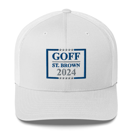 Goff St. Brown 2024 Trucker Hat