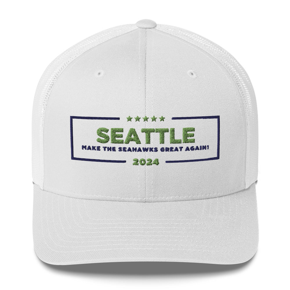 Make the Seahawks Great Again Trucker Hat