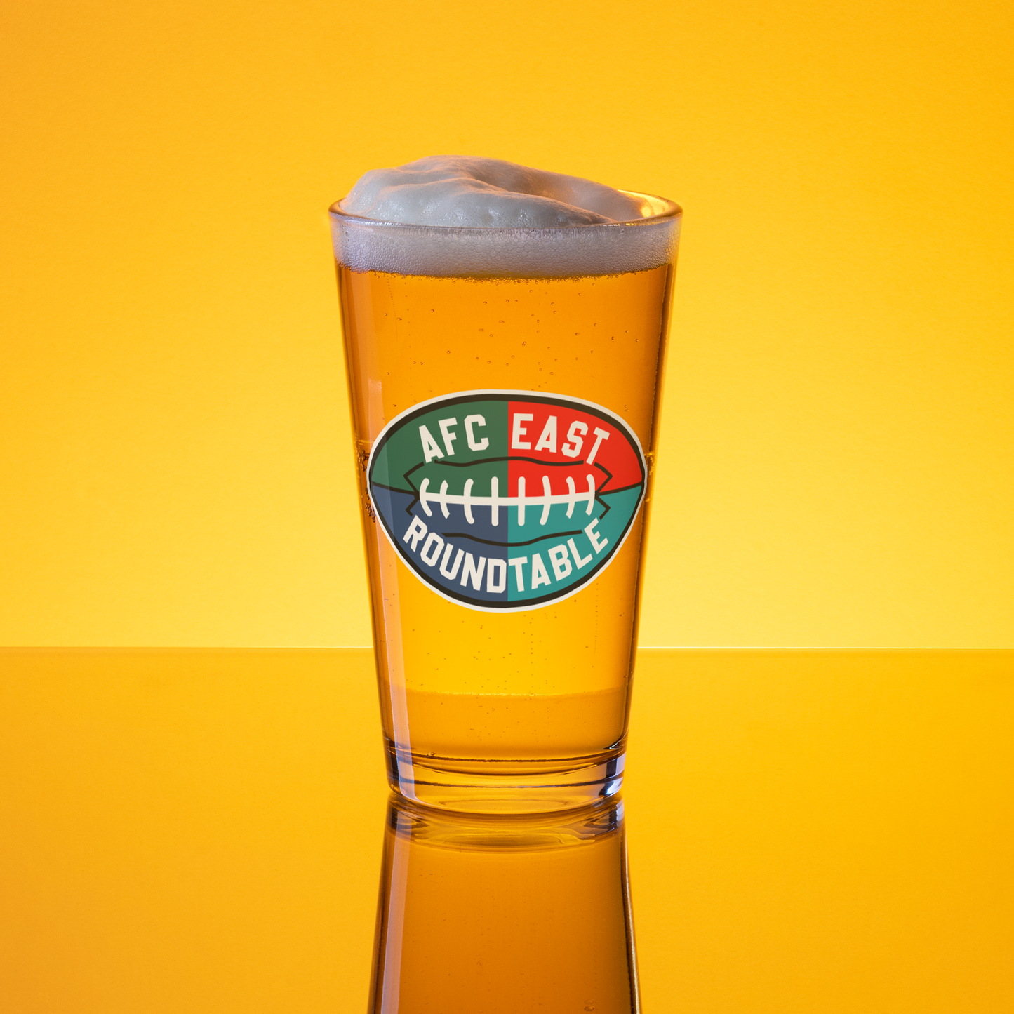 Roundtable pint glass