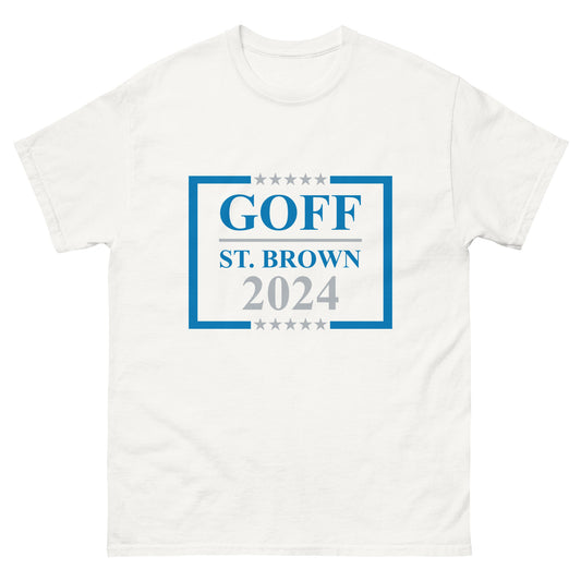 Goff St. Brown 2024 Tee Shirt