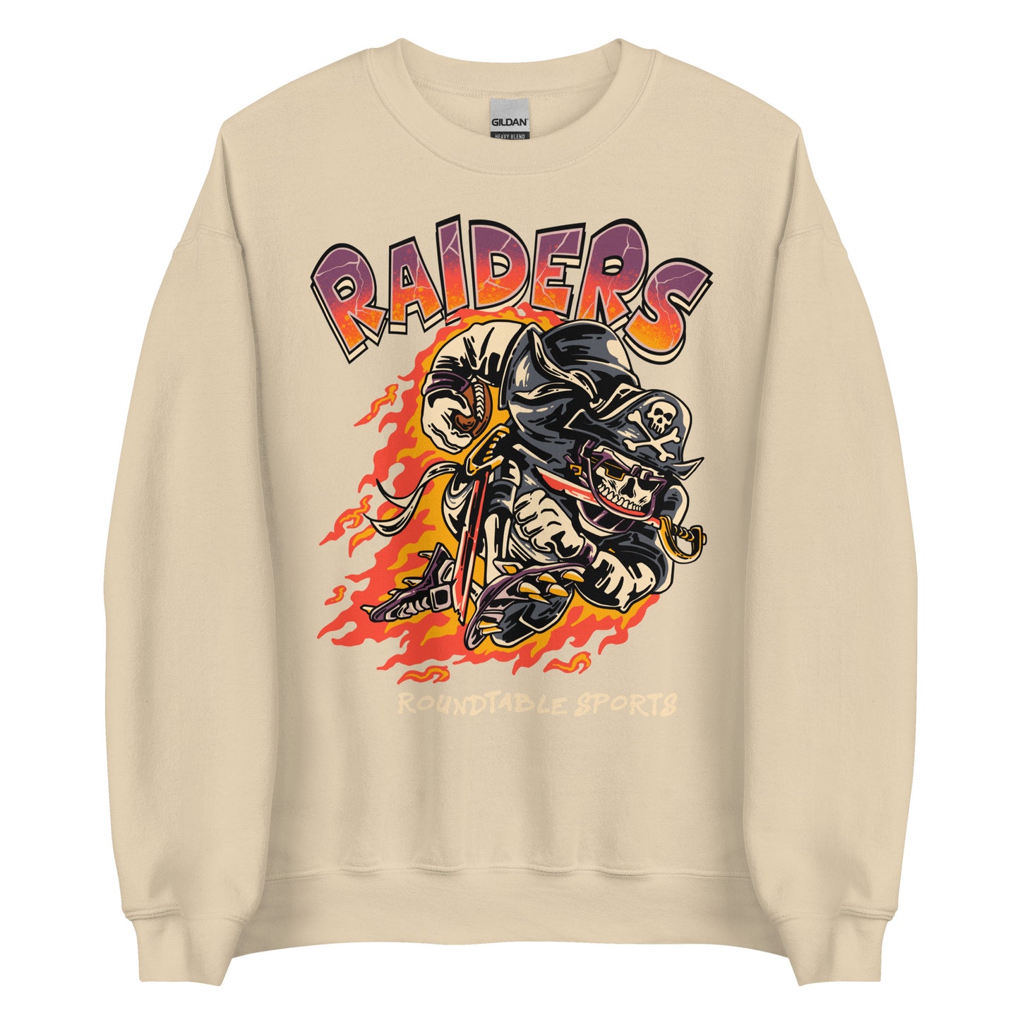 Raiders Flame Crewneck