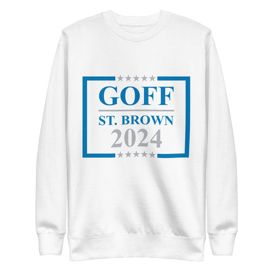 Goff St. Brown 2024 Sweatshirt